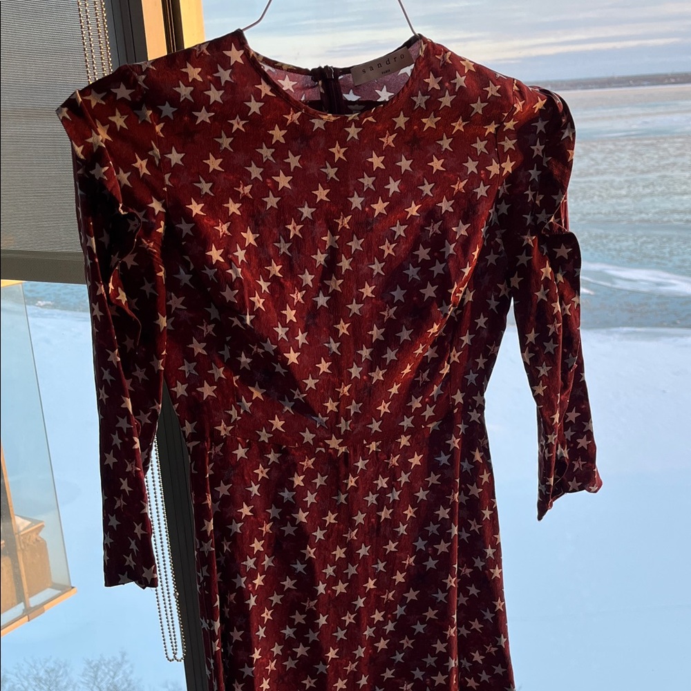 Sandro Star Ruffles Dress - Picture 2 of 11